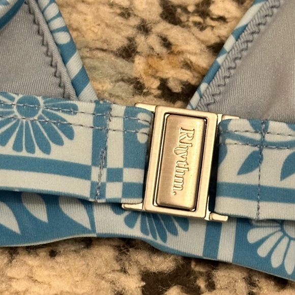 Rhythm x Free People Blue Journey Surf Bikini Set | XS - Picture 3 of 4